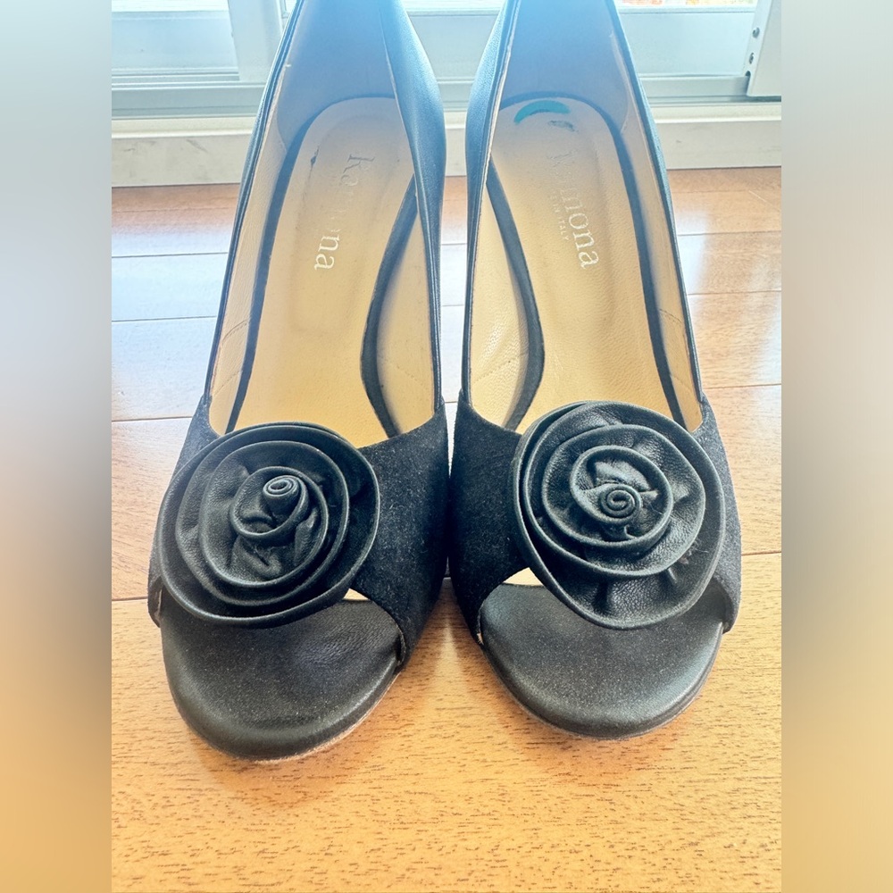 Italy made leather high heels